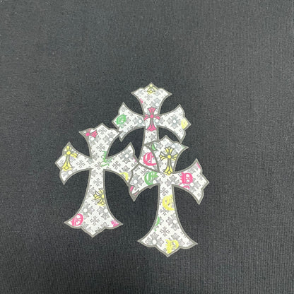 Chrome Hearts Multi Cross Floral Graphic T-Shirt | Gothic Streetwear Tee Wholesale