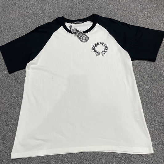 Chrome Hearts Raglan Baseball T-Shirt | Vertical Logo Graphic Tee Wholesale