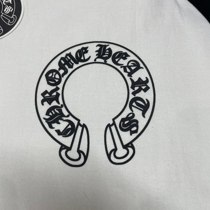 Chrome Hearts Raglan Baseball T-Shirt | Vertical Logo Graphic Tee Wholesale