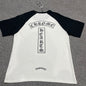 Chrome Hearts Raglan Baseball T-Shirt | Vertical Logo Graphic Tee Wholesale
