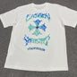 Chrome Hearts Distressed Cross Graphic T-Shirt | Gradient Cross Streetwear Tee Wholesale