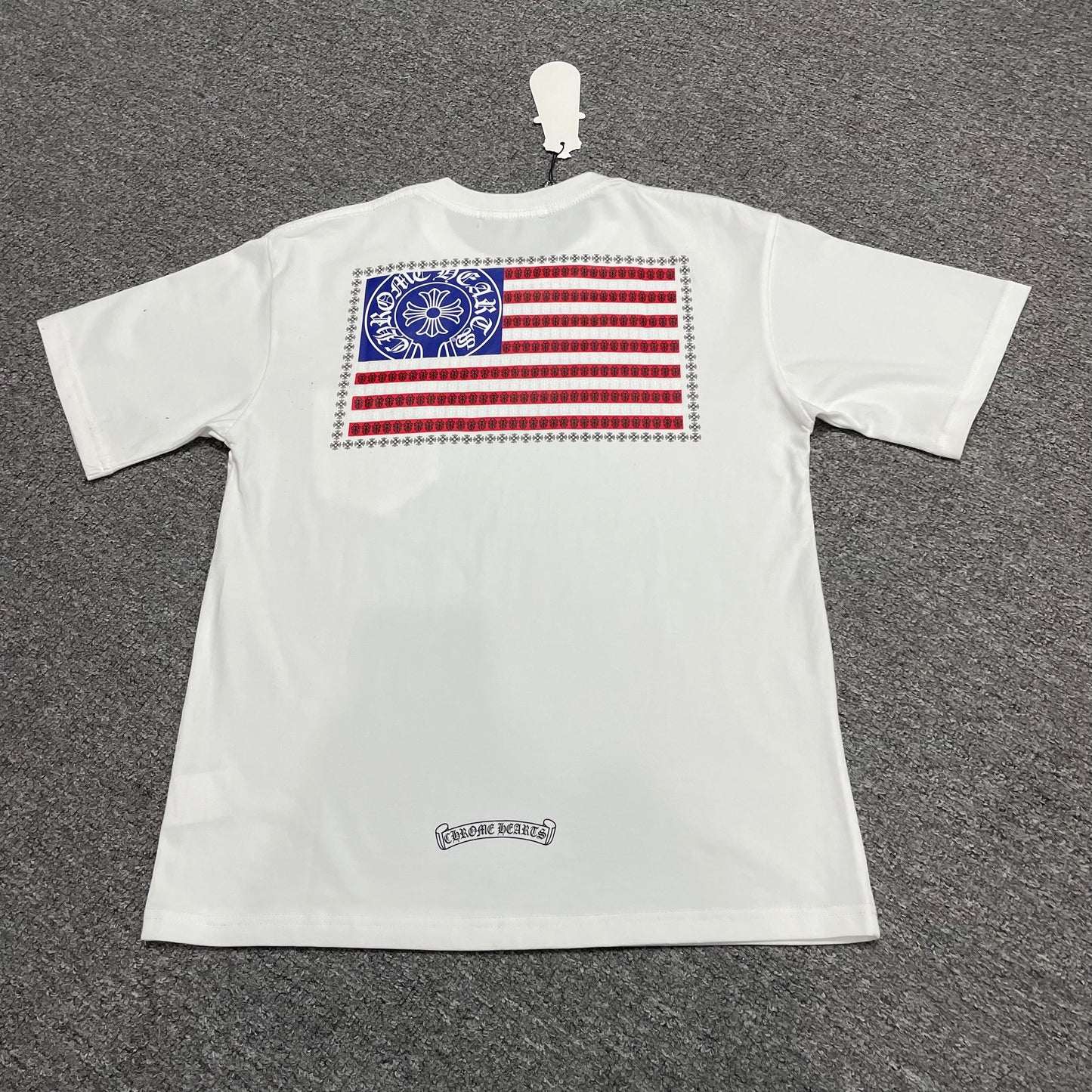 Chrome Hearts American Flag Pocket T-Shirt | Black & White Graphic Tee
