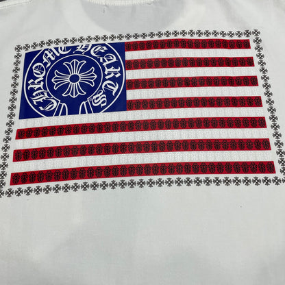 Chrome Hearts American Flag Pocket T-Shirt | Black & White Graphic Tee