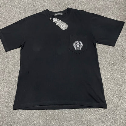 Chrome Hearts American Flag Pocket T-Shirt | Black & White Graphic Tee