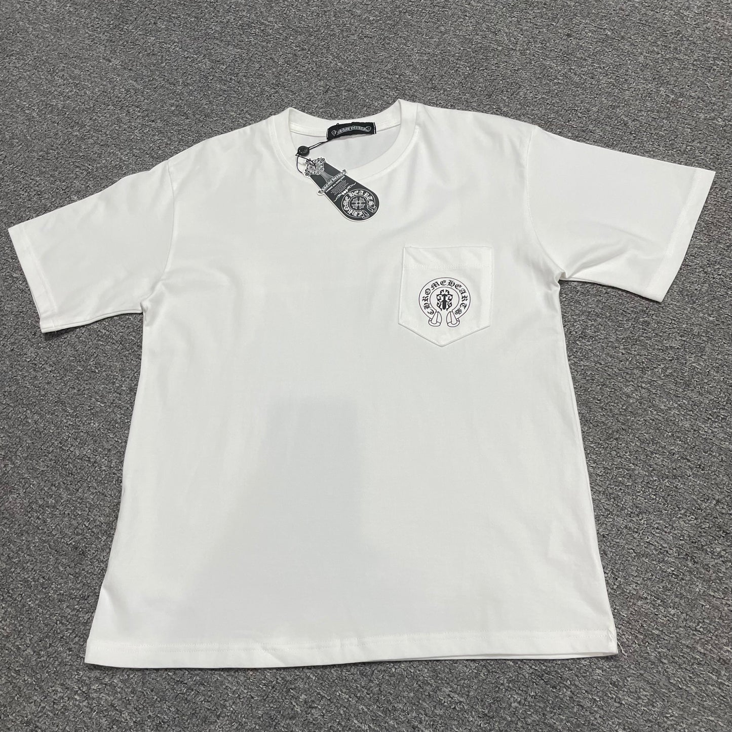Chrome Hearts American Flag Pocket T-Shirt | Black & White Graphic Tee