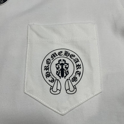 Chrome Hearts American Flag Pocket T-Shirt | Black & White Graphic Tee