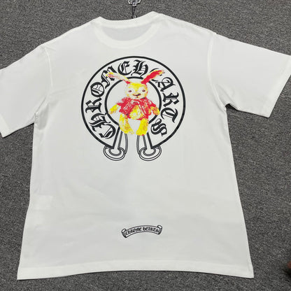 Chrome Hearts Pooh Bear Horseshoe Graphic T-Shirt