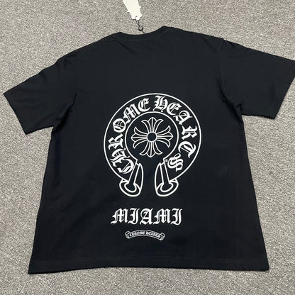Chrome Hearts Miami Horseshoe Logo T-Shirt