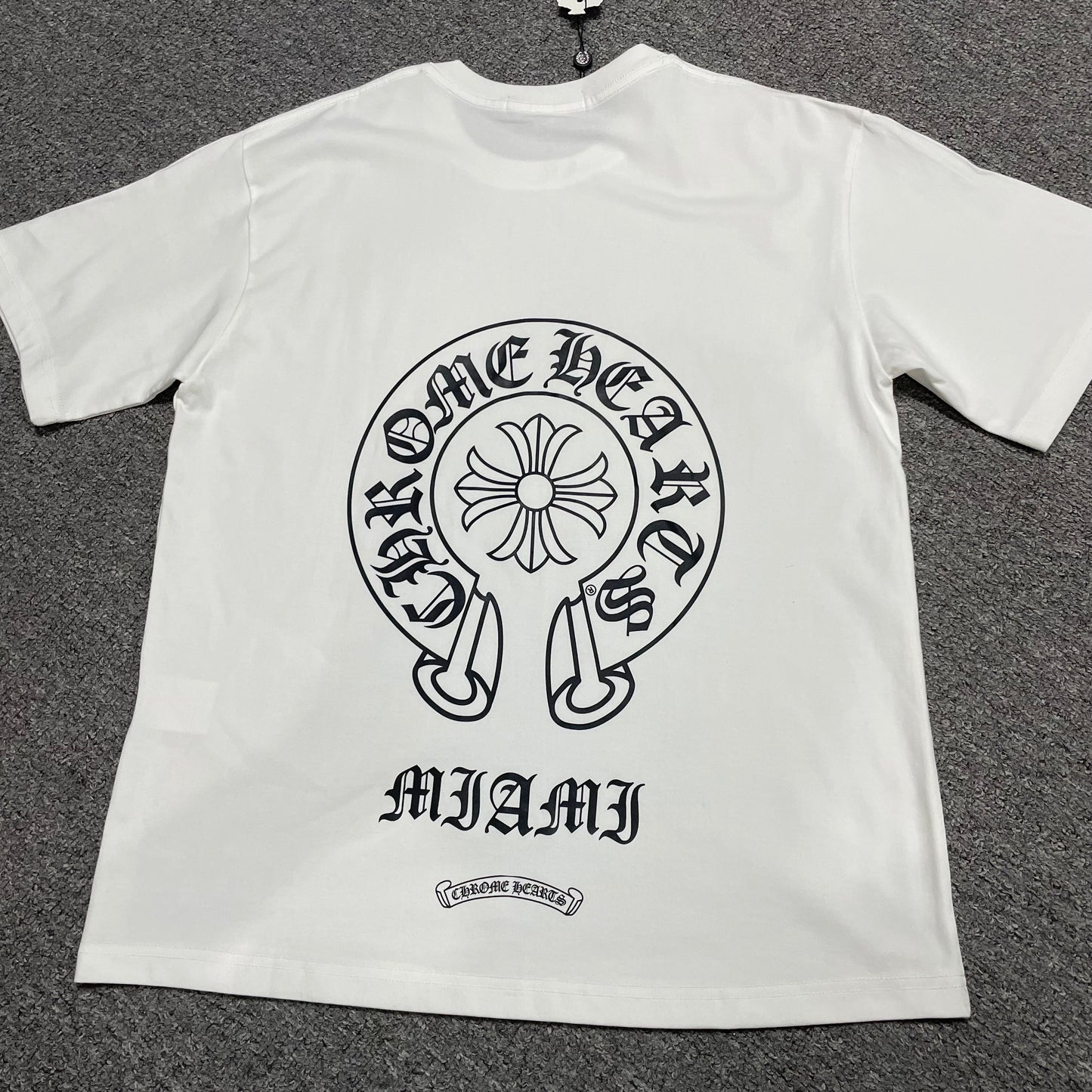 Chrome Hearts Miami Horseshoe Logo T-Shirt