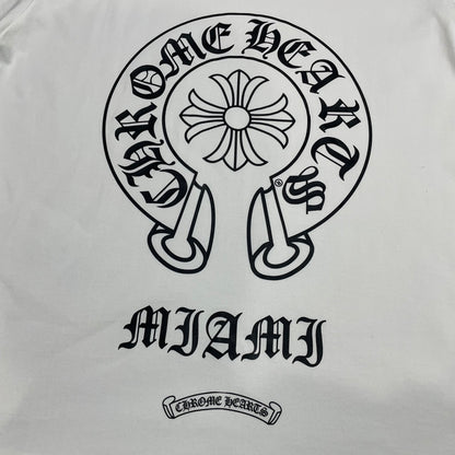 Chrome Hearts Miami Horseshoe Logo T-Shirt