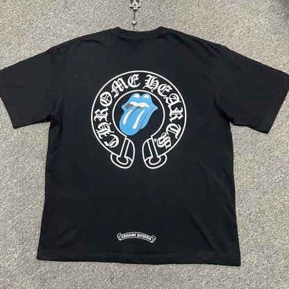 Chrome Hearts x The Rolling Stones Horseshoe T-Shirt