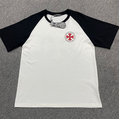 Chrome Hearts Made in Hollywood Red Cross Raglan T-Shirt