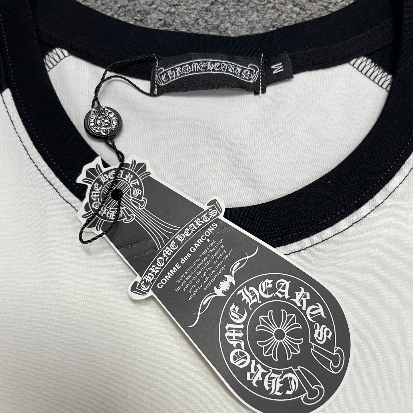 Chrome Hearts Harajuku Blue Cross Raglan T-Shirt
