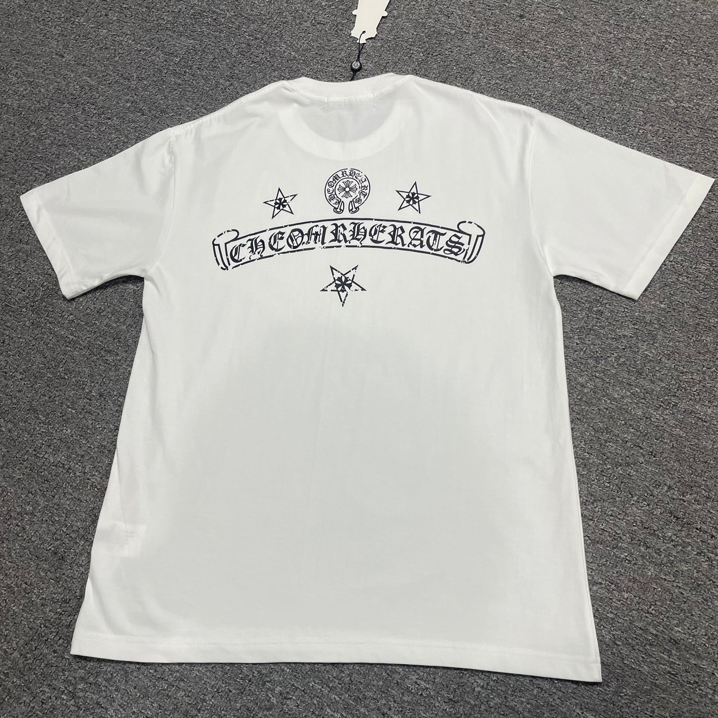 Chrome Hearts Star Scroll Logo T-Shirt
