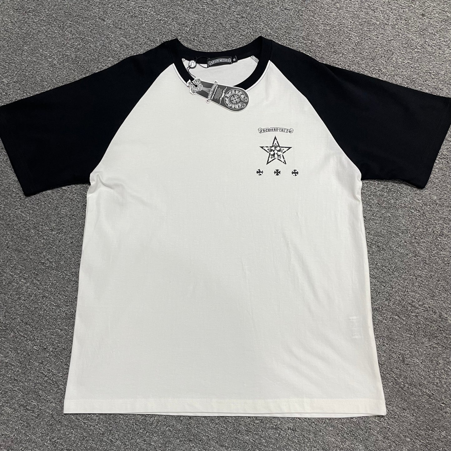 Chrome Hearts Star Scroll Logo T-Shirt