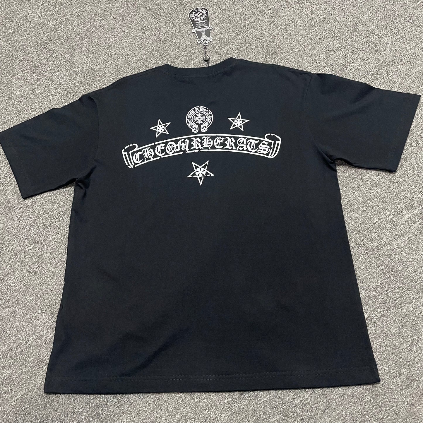 Chrome Hearts Star Scroll Logo T-Shirt