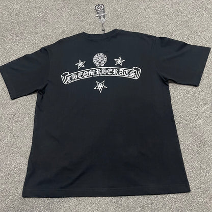 Chrome Hearts Star Scroll Logo T-Shirt