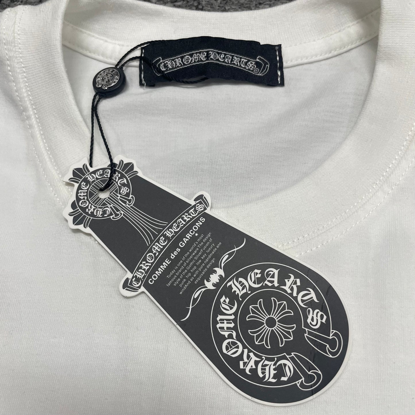 Chrome Hearts Star Scroll Logo T-Shirt