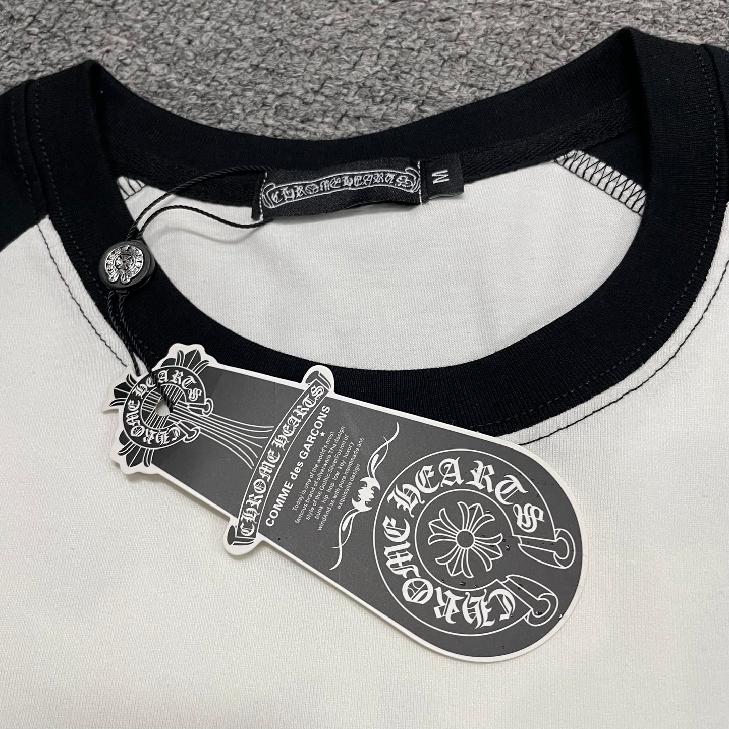Chrome Hearts Multicolor Floral Cross Raglan T-Shirt