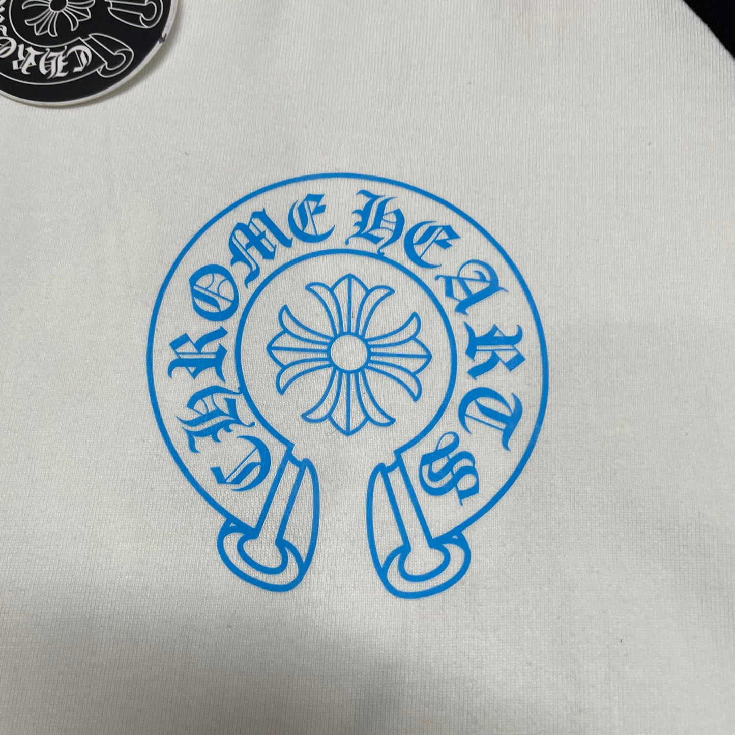Chrome Hearts Blue Triple Cross Raglan T-Shirt