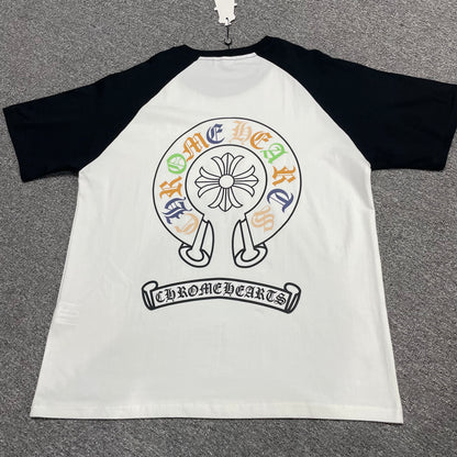 Chrome Hearts Multicolor Horseshoe Raglan T-Shirt