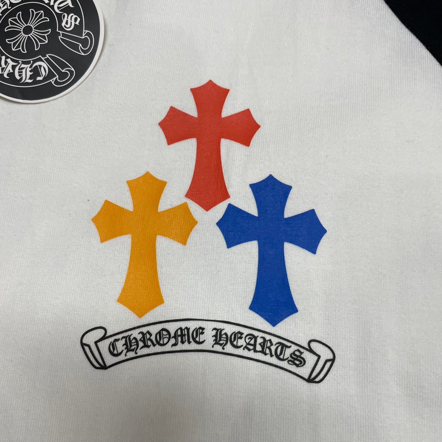 Chrome Hearts Multicolor Horseshoe Raglan T-Shirt