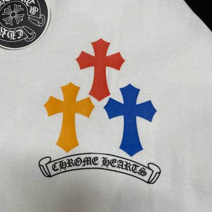 Chrome Hearts Multicolor Horseshoe Raglan T-Shirt