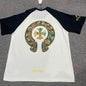 Chrome Hearts Floral Horseshoe Raglan T-Shirt