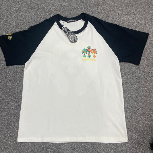 Chrome Hearts Floral Horseshoe Raglan T-Shirt