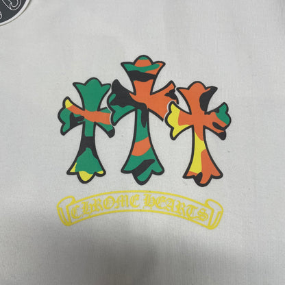 Chrome Hearts Floral Horseshoe Raglan T-Shirt