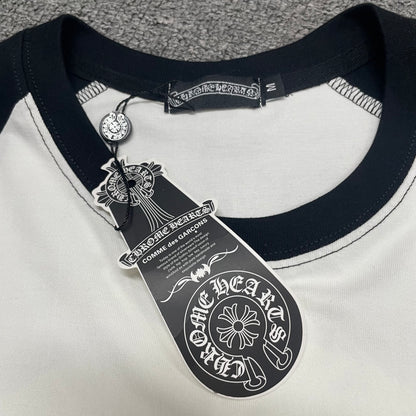 Chrome Hearts Floral Horseshoe Raglan T-Shirt
