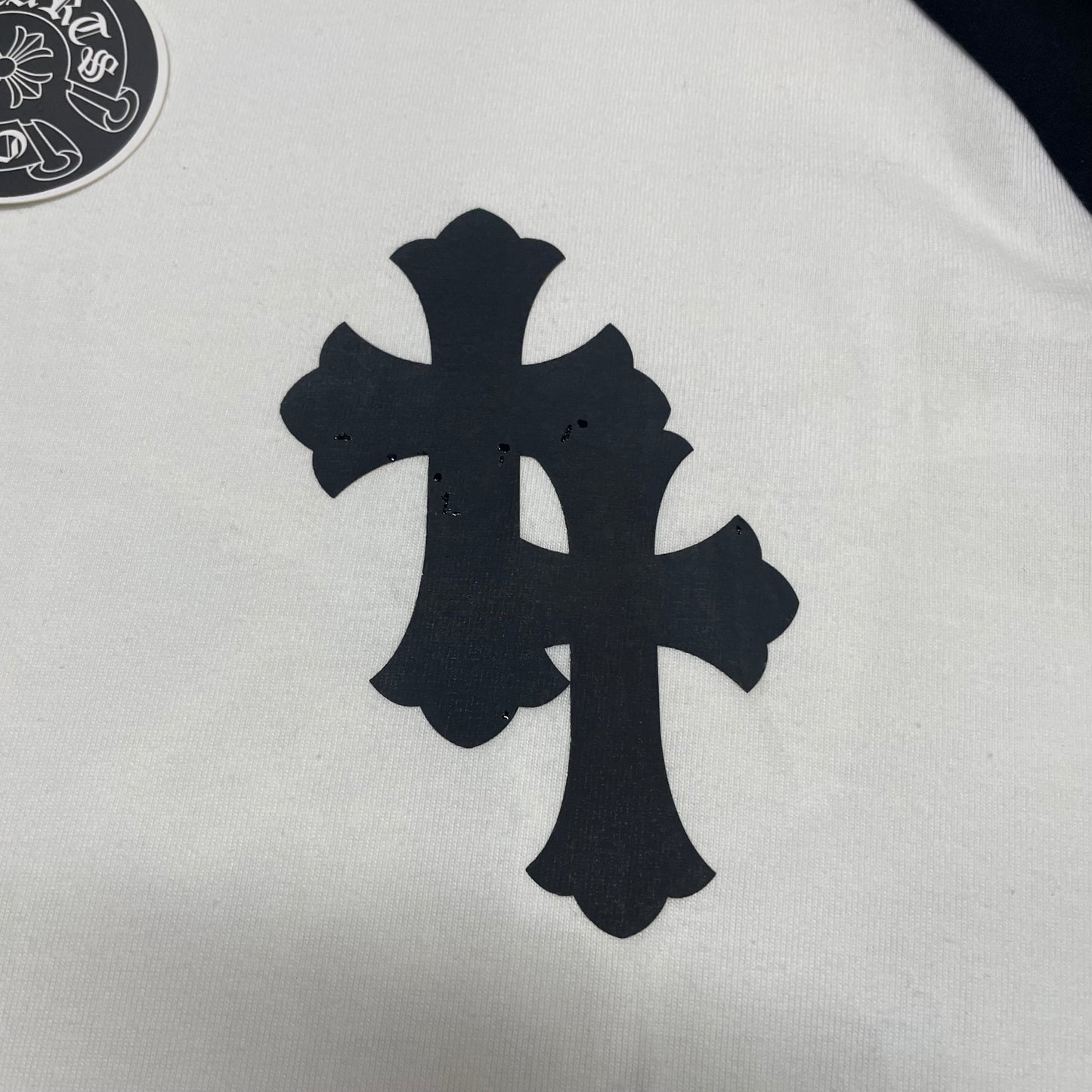 Chrome Hearts Black Horseshoe Raglan T-Shirt