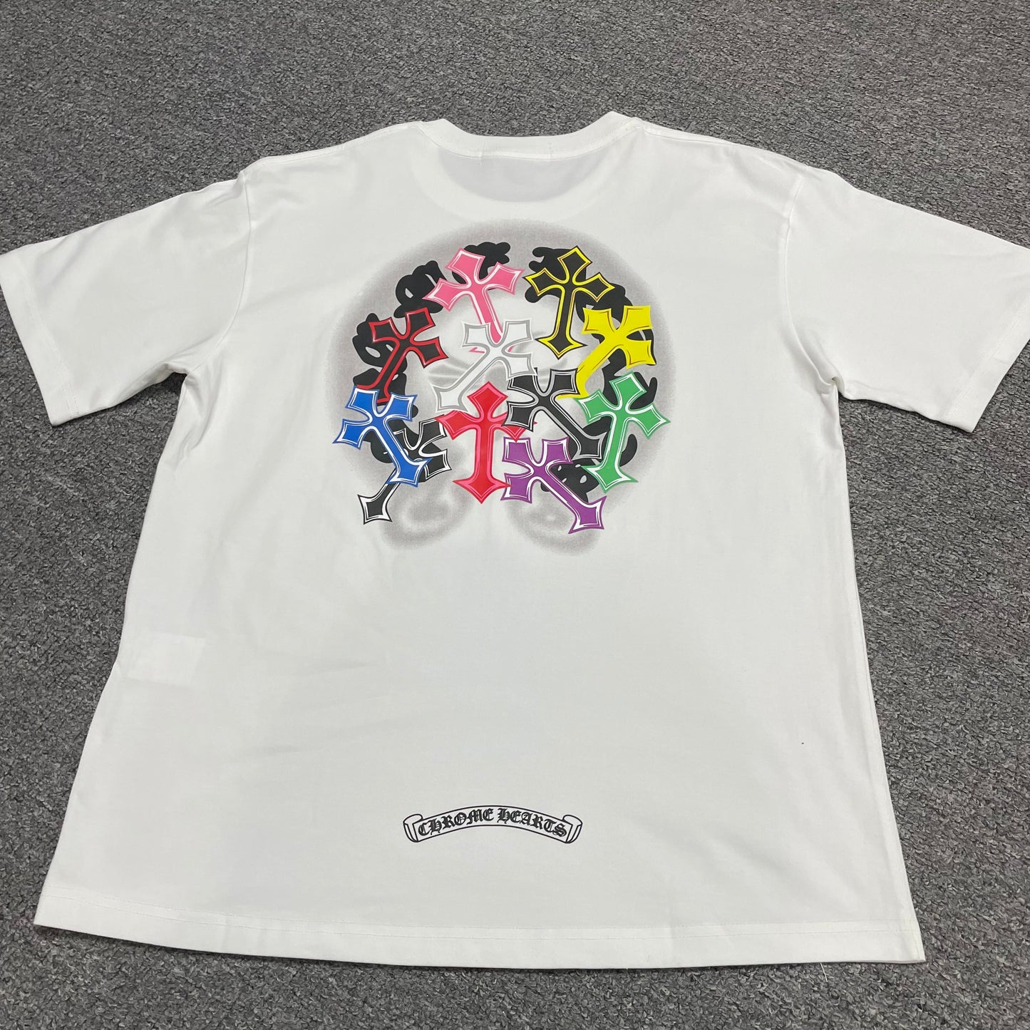 Chrome Hearts Multicolor Cross Cemetery T-Shirt
