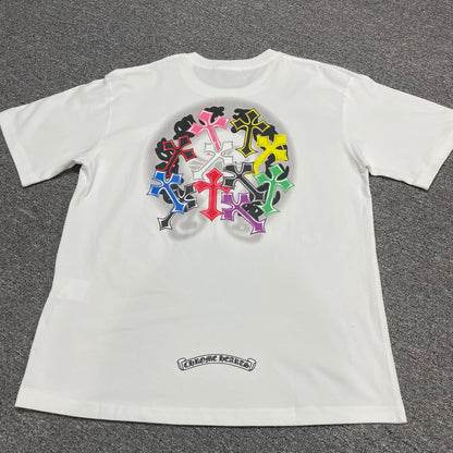 Chrome Hearts Multicolor Cross Cemetery T-Shirt