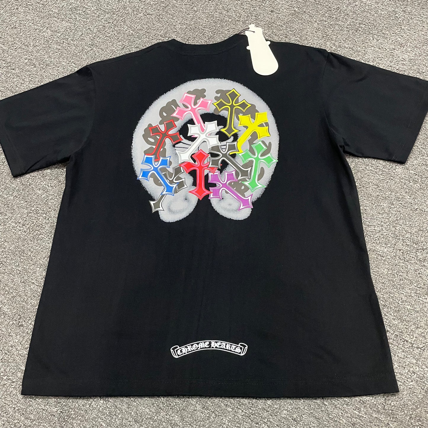 Chrome Hearts Multicolor Cross Cemetery T-Shirt