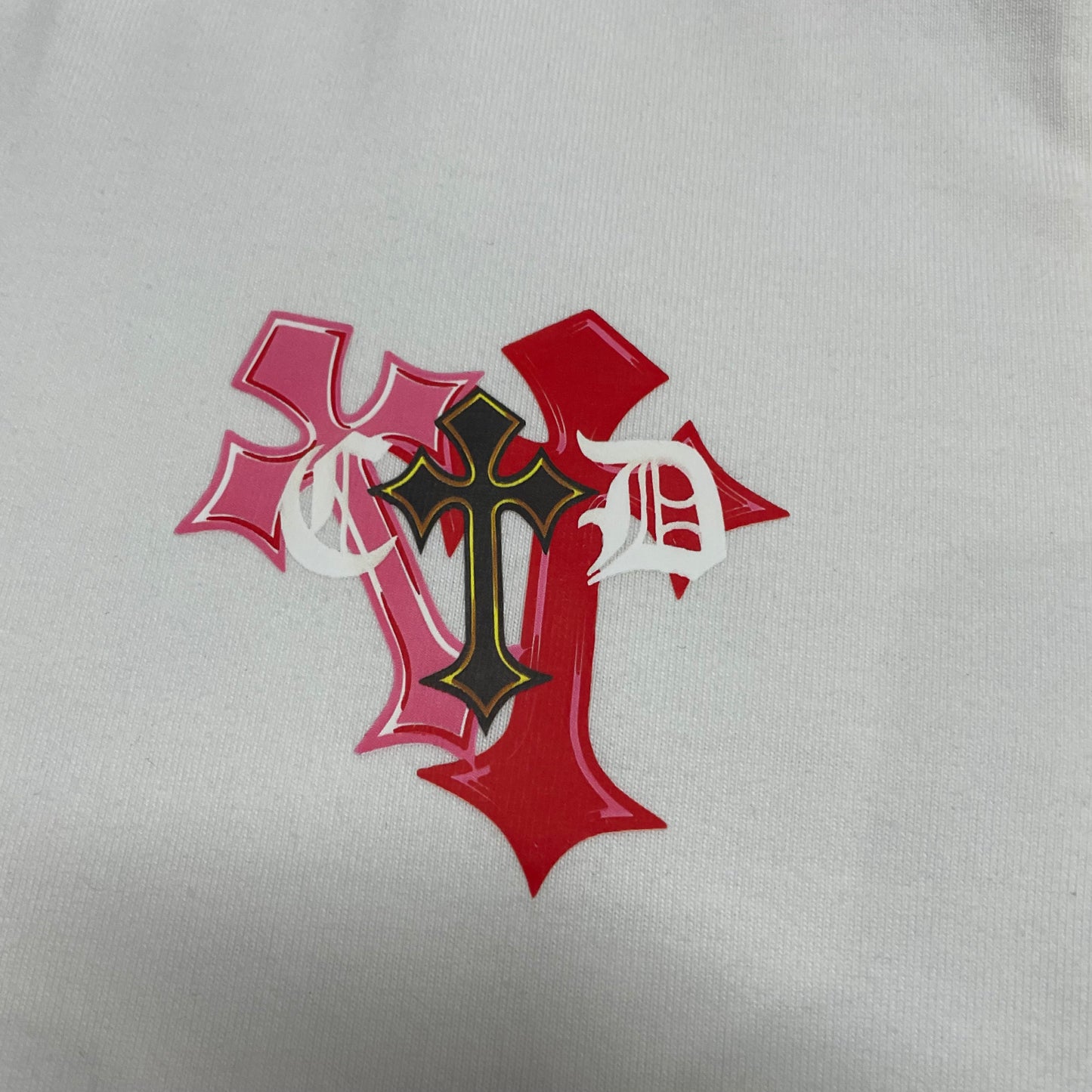 Chrome Hearts Multicolor Cross Cemetery T-Shirt
