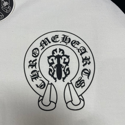 Chrome Hearts American Flag Cross Raglan T-Shirt