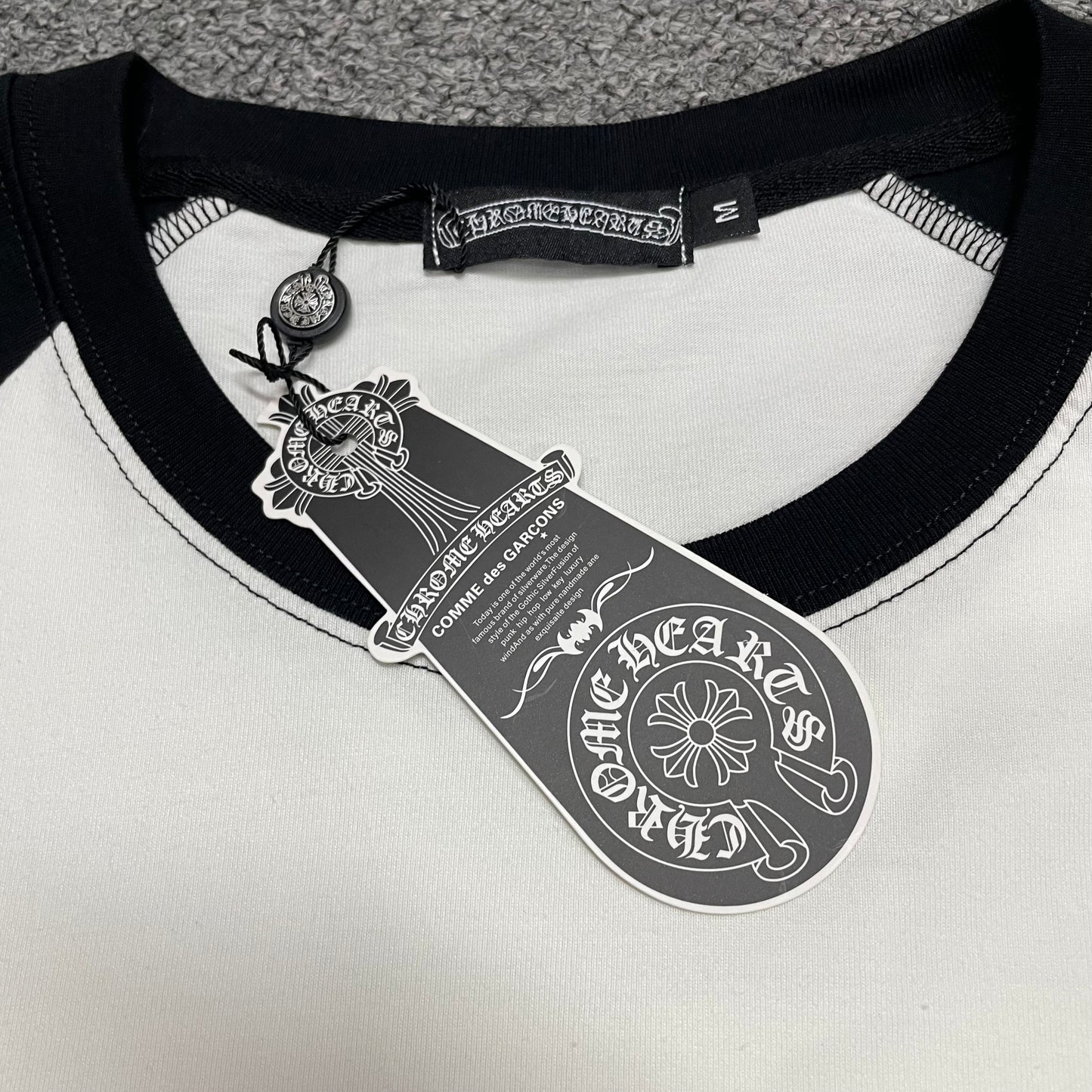 Chrome Hearts American Flag Cross Raglan T-Shirt