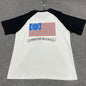 Chrome Hearts American Flag Cross Raglan T-Shirt