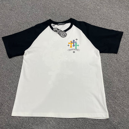 Chrome Hearts Floral Horseshoe Raglan T-Shirt