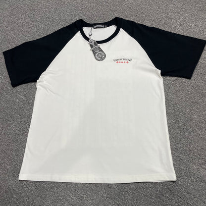 Chrome Hearts American Flag Cross Raglan T-Shirt