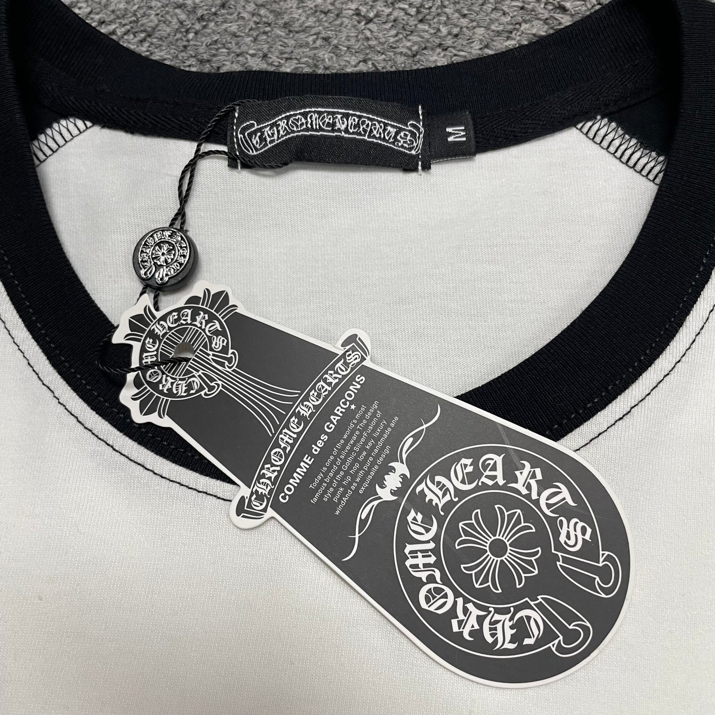 Chrome Hearts American Flag Cross Raglan T-Shirt