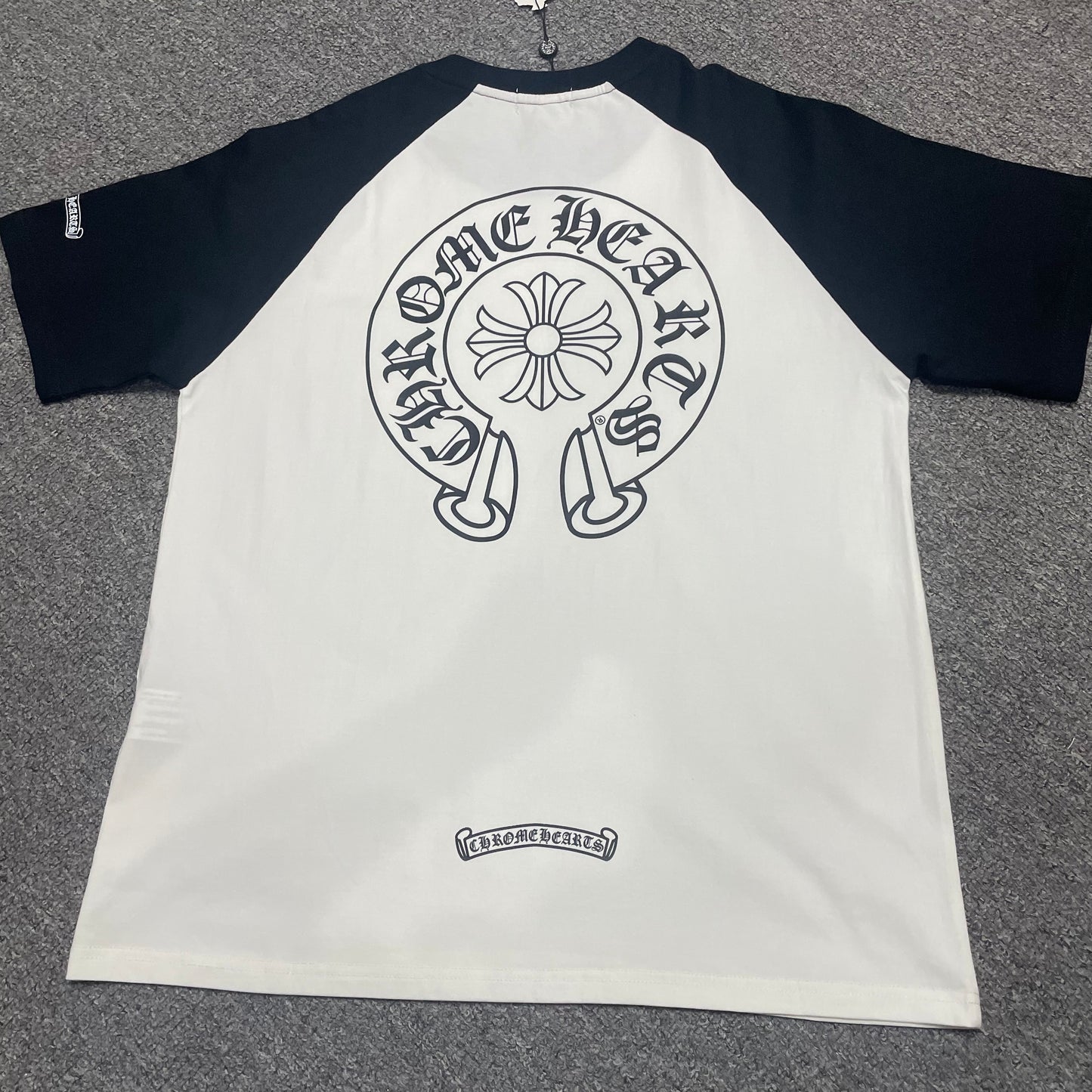 Chrome Hearts Horseshoe Logo Raglan T-Shirt