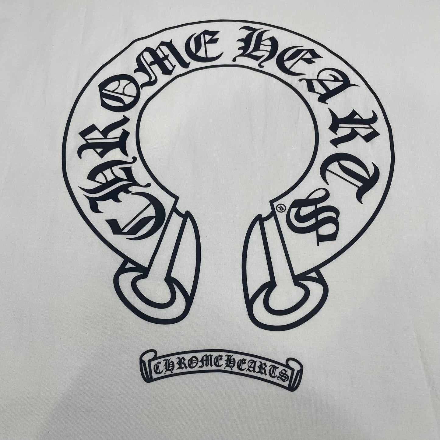 Chrome Hearts Horseshoe Logo Raglan T-Shirt