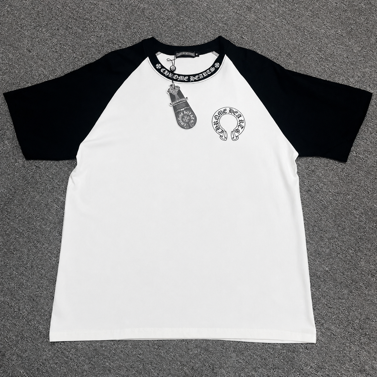 Chrome Hearts Horseshoe Logo Raglan T-Shirt