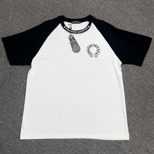 Chrome Hearts Horseshoe Logo Raglan T-Shirt
