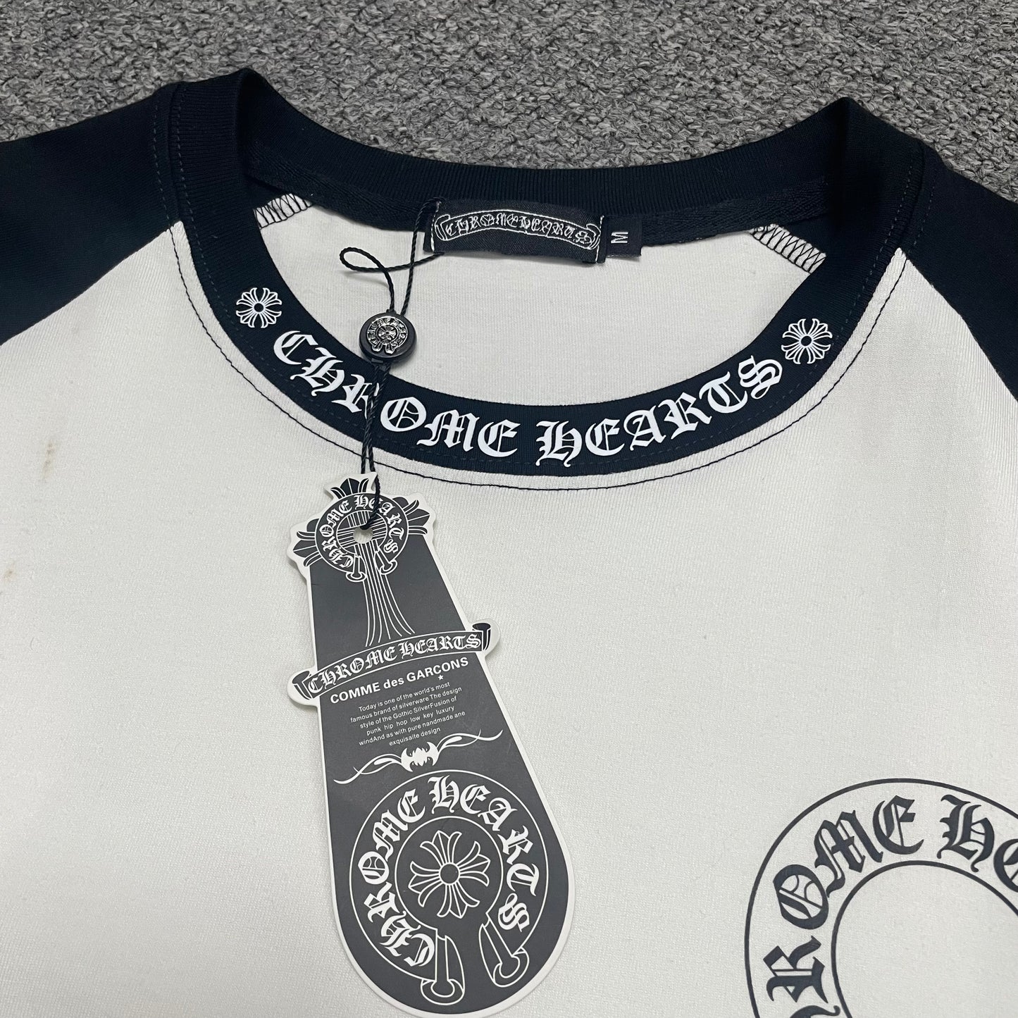 Chrome Hearts Horseshoe Logo Raglan T-Shirt