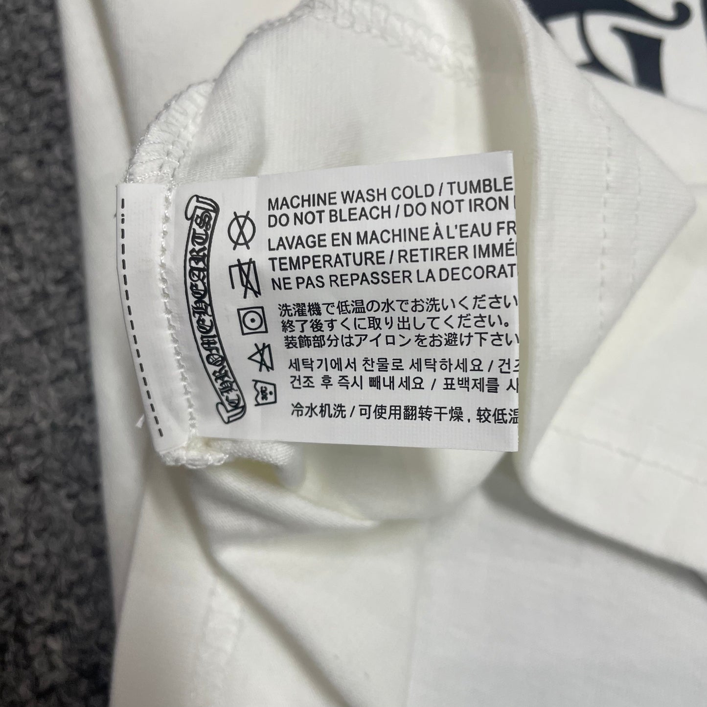 Chrome Hearts Horseshoe Logo Raglan T-Shirt