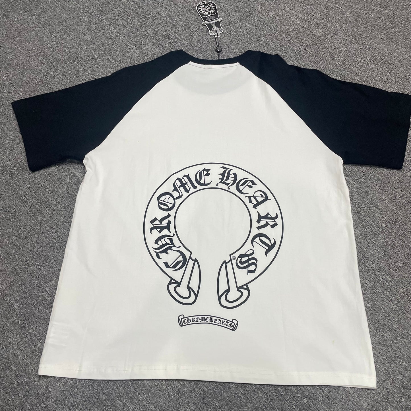 Chrome Hearts Horseshoe Logo Raglan T-Shirt