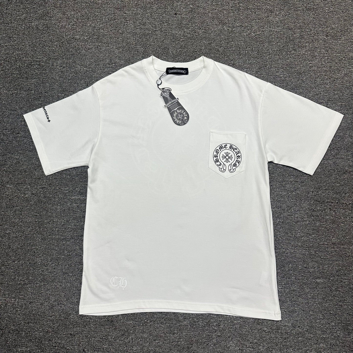 Chrome Hearts Horseshoe Logo Pocket T-Shirt